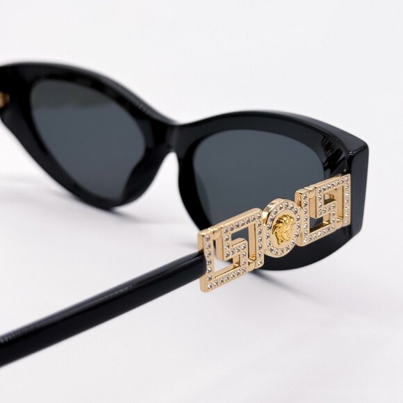 NEW VERSACE VE4470B GB1/87 WOMEN CAT EYE SUNGLASSES  MOD 4470B GB1/87 BLACK main image 11